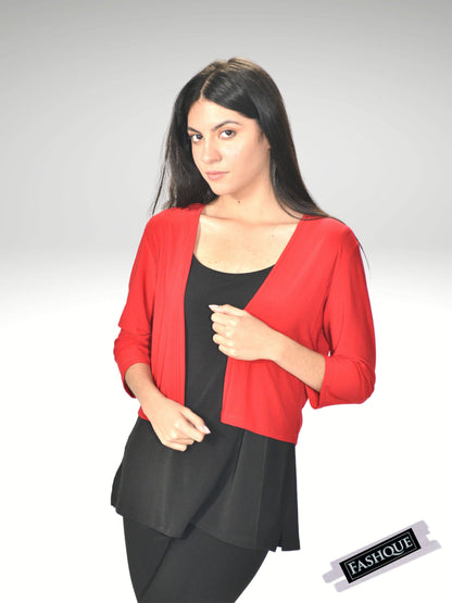Fashque Designs - Bolero with 3/4 Sleeves - T360