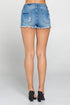 I&M JEAN, INC.  Medium Wash - Five Button Front Denim Shorts: Medium Wash
