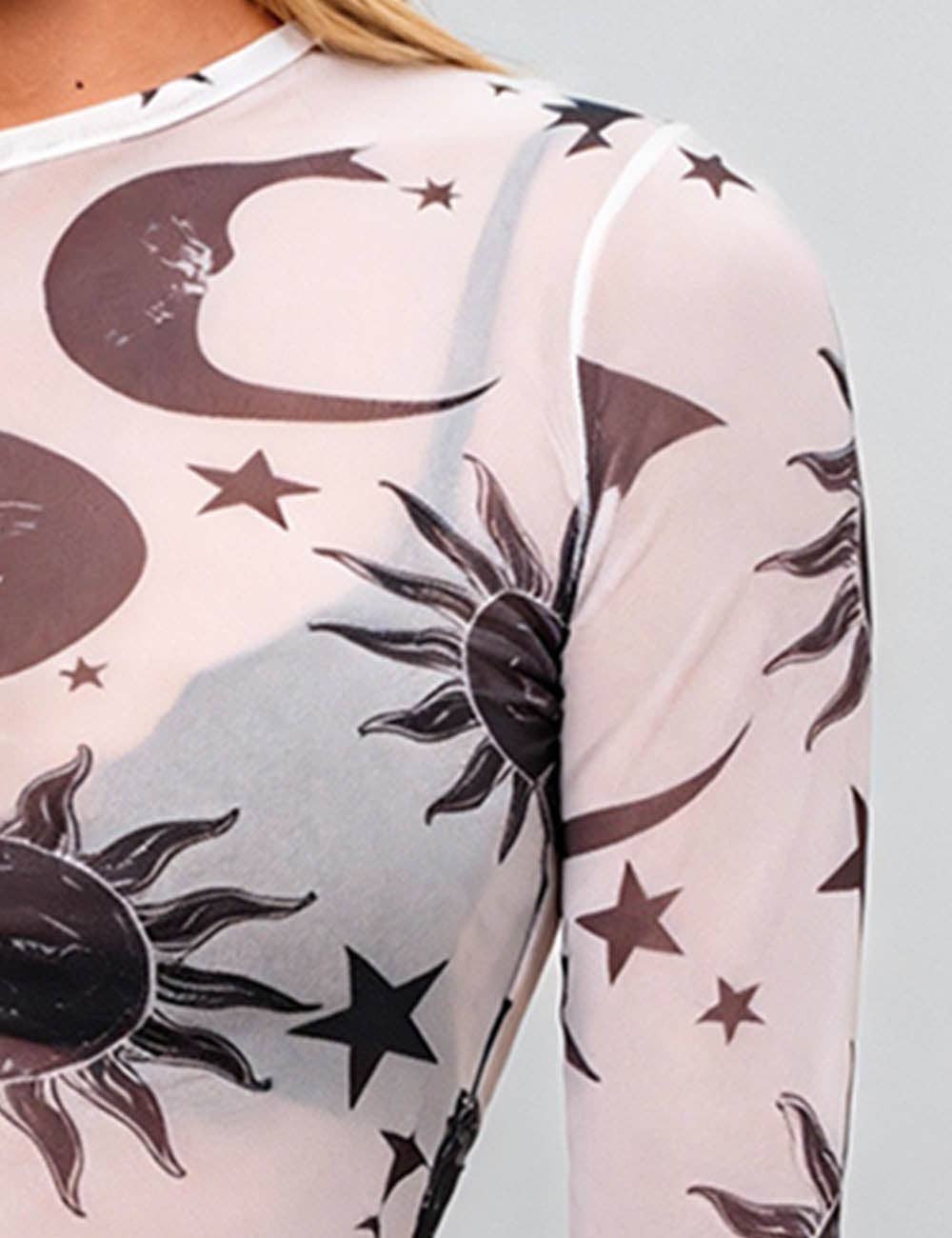Sweetkama - Ladies Moon Sun Star Blouse