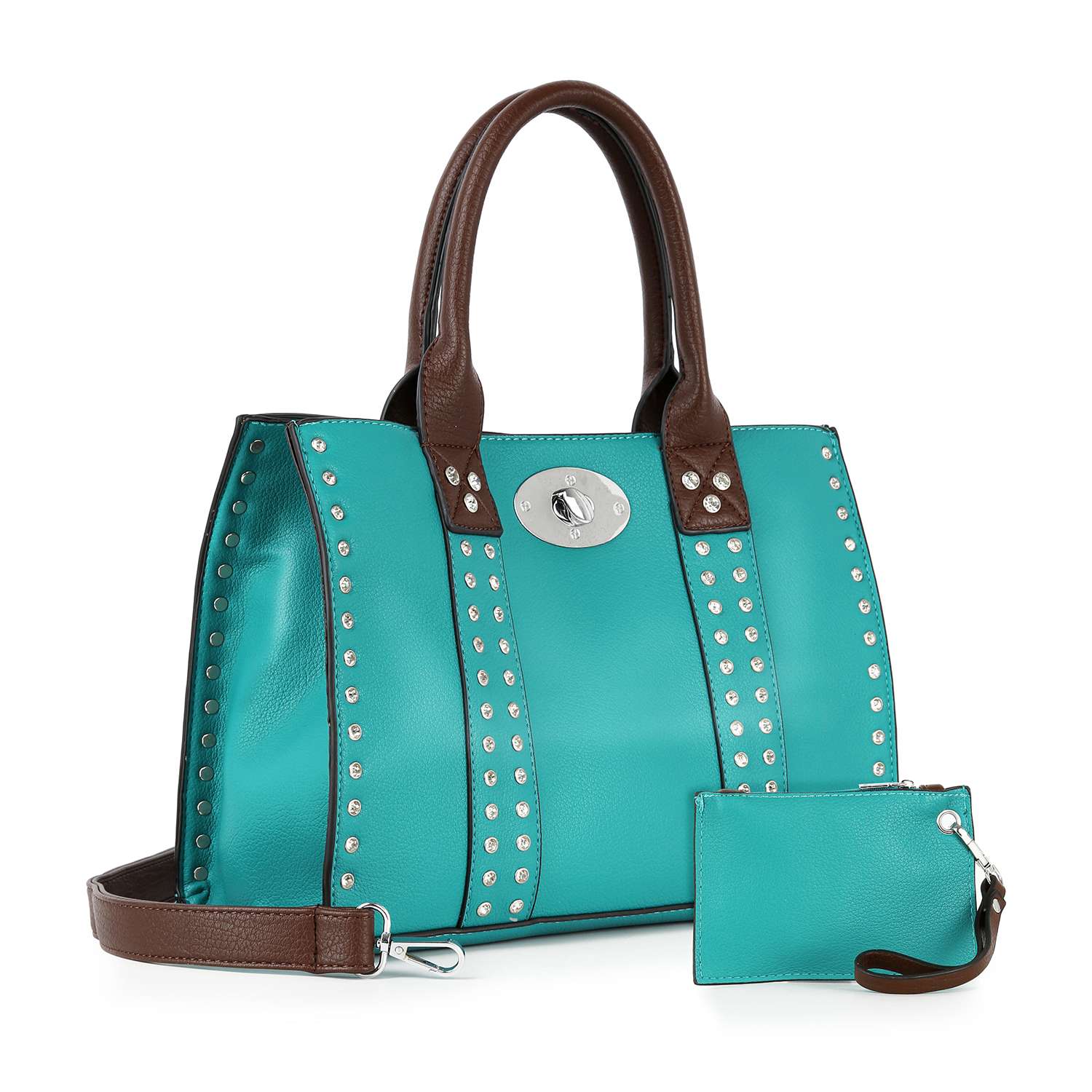 Handbag Express - Accessorized Twist-Lock Handbag