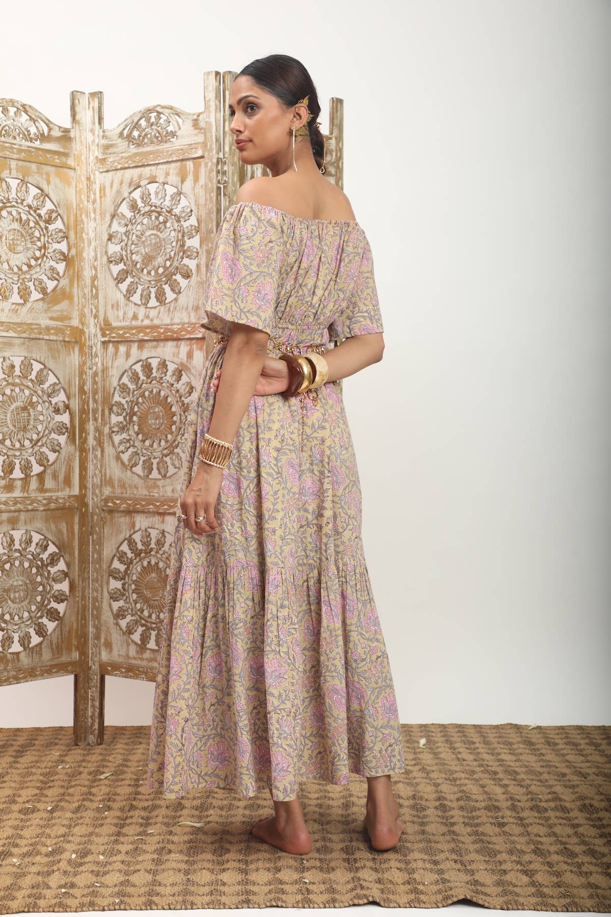  Cotton Block Printed Maxi (Willa)