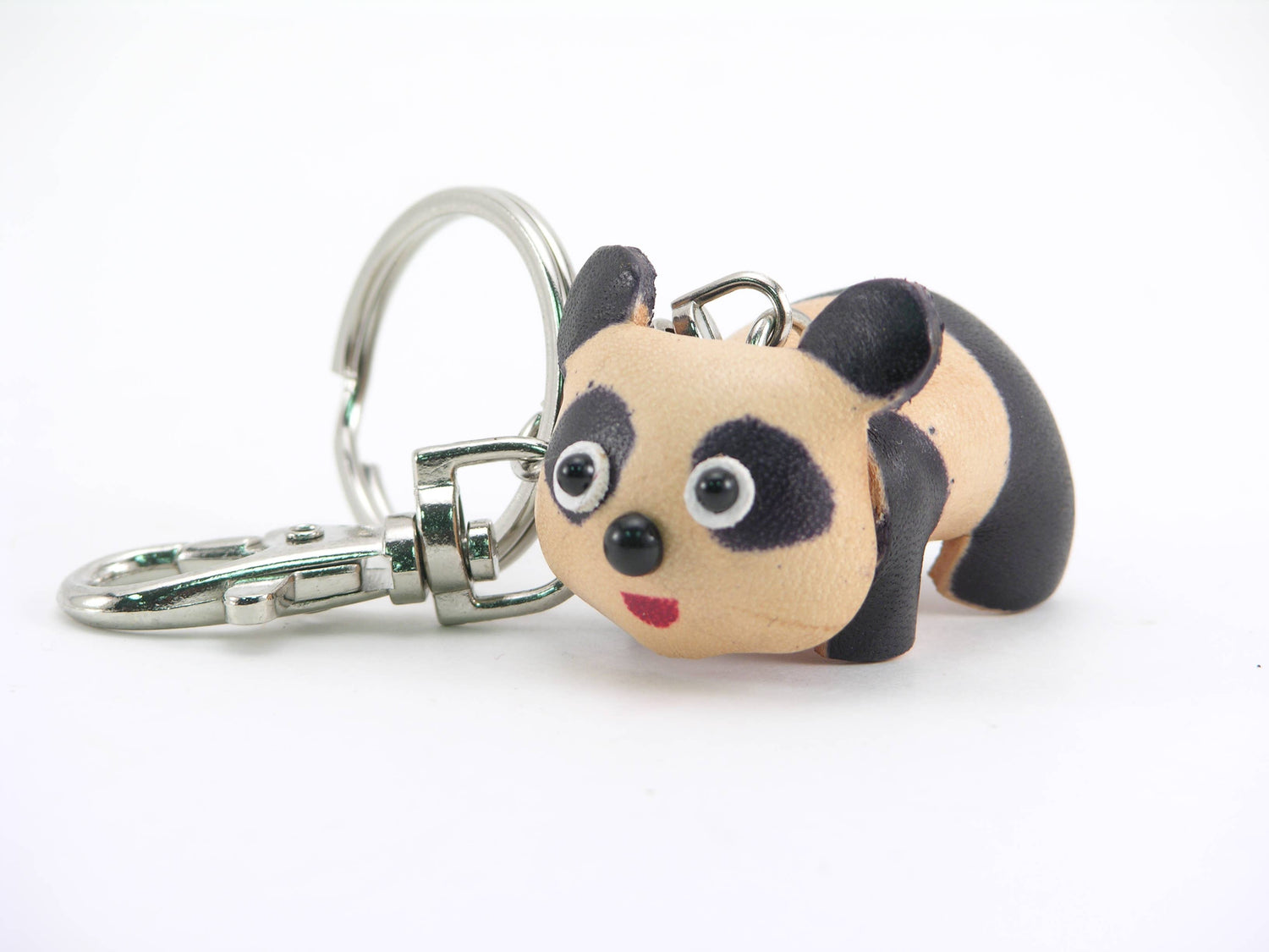 Sunflower Handmade leather inc - Handmade Leather Panda Key Chain