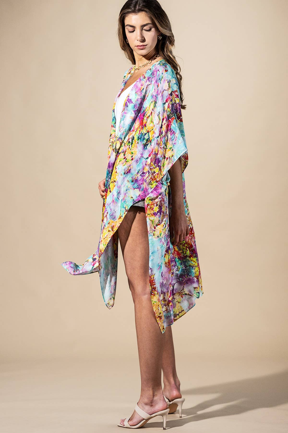 Urbanista - Wild Petal Viscose Kimono