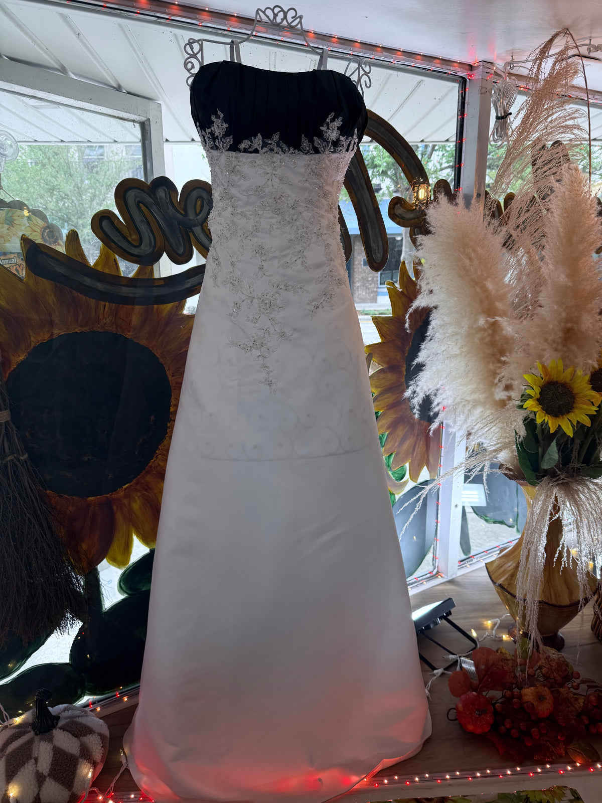 Forever Yours- Black and White Bridal Gown
