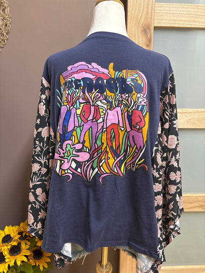 Kycozy- The Doors Batwing Rock n Roll shirt