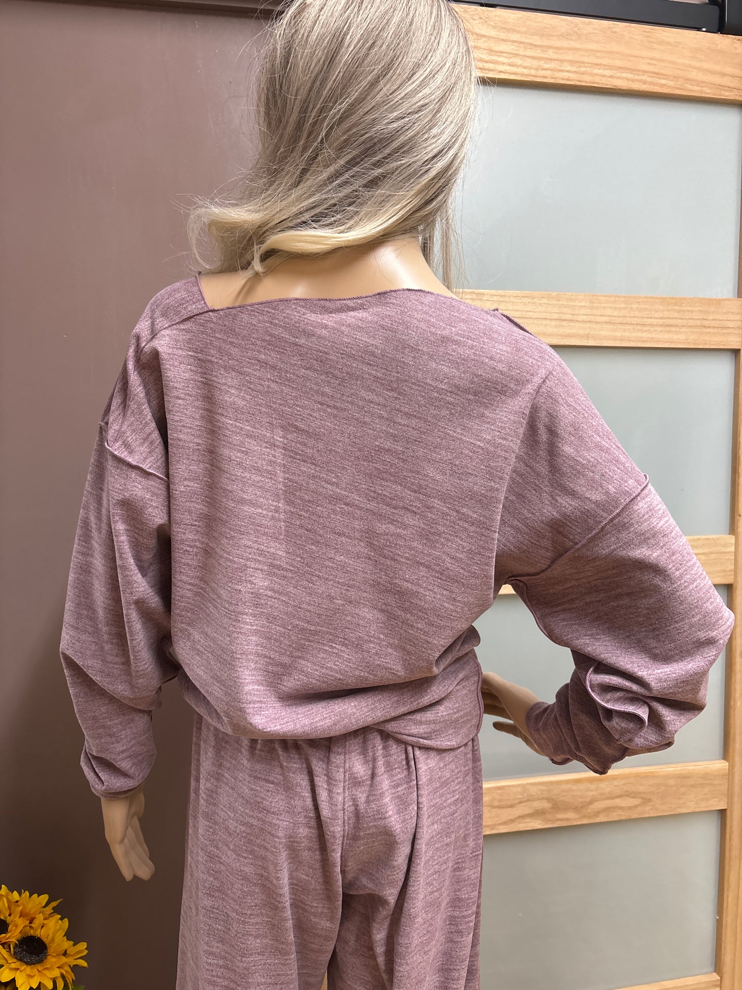 Brooklyn Isles- Mauve Leisure Pants