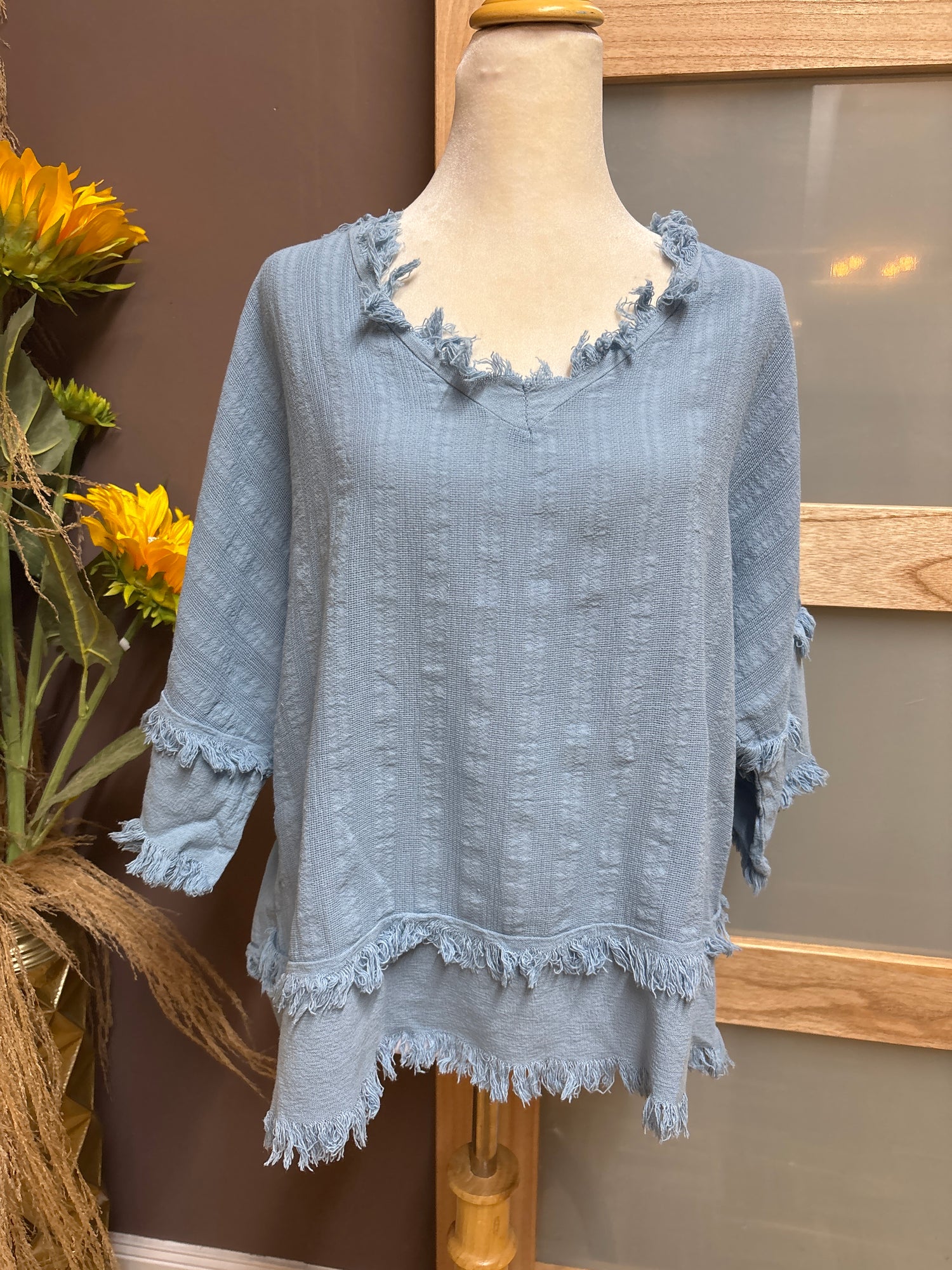 Look Mode- Cotton Tunic Top