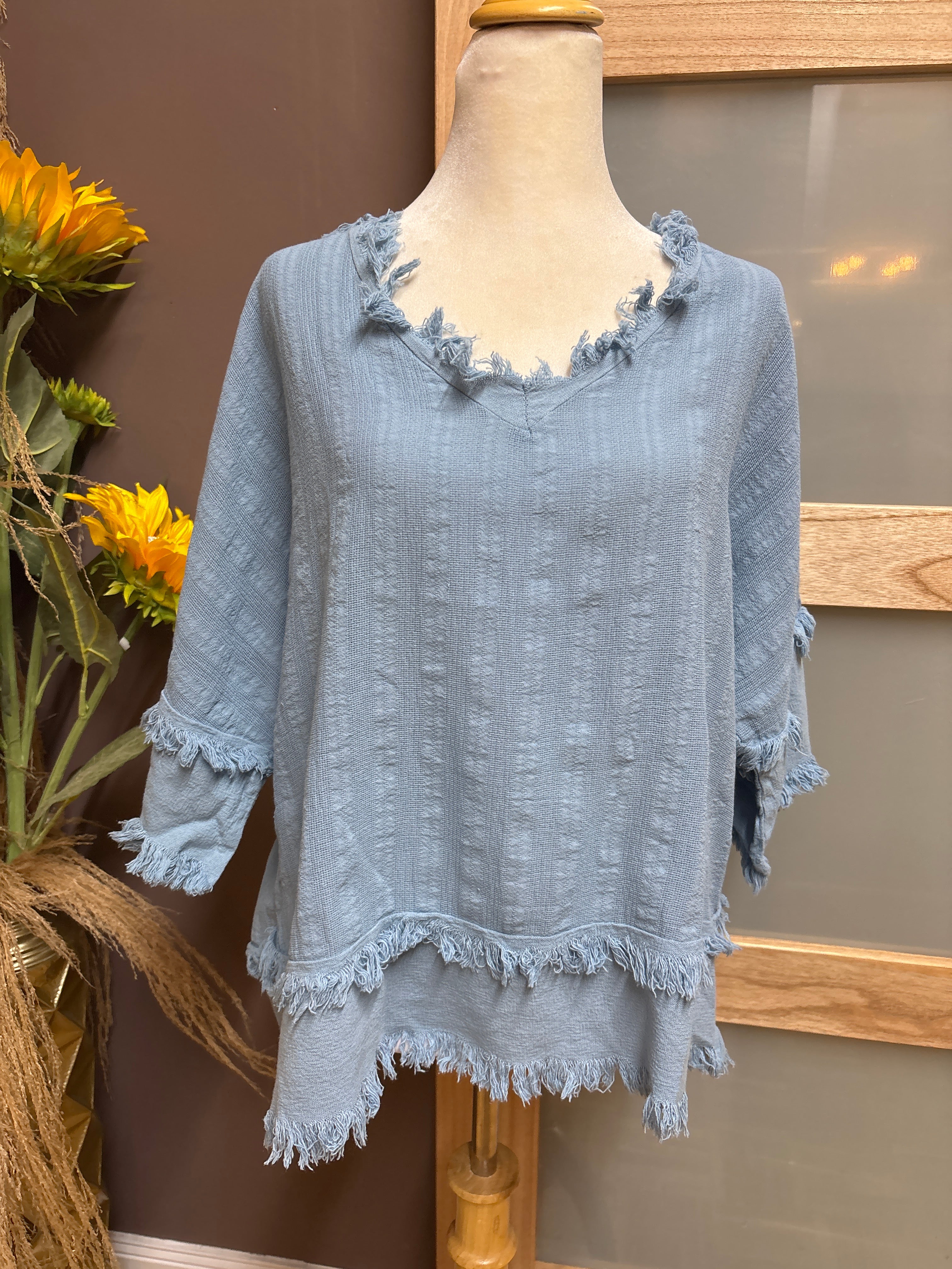 Look Mode- Cotton Tunic Top