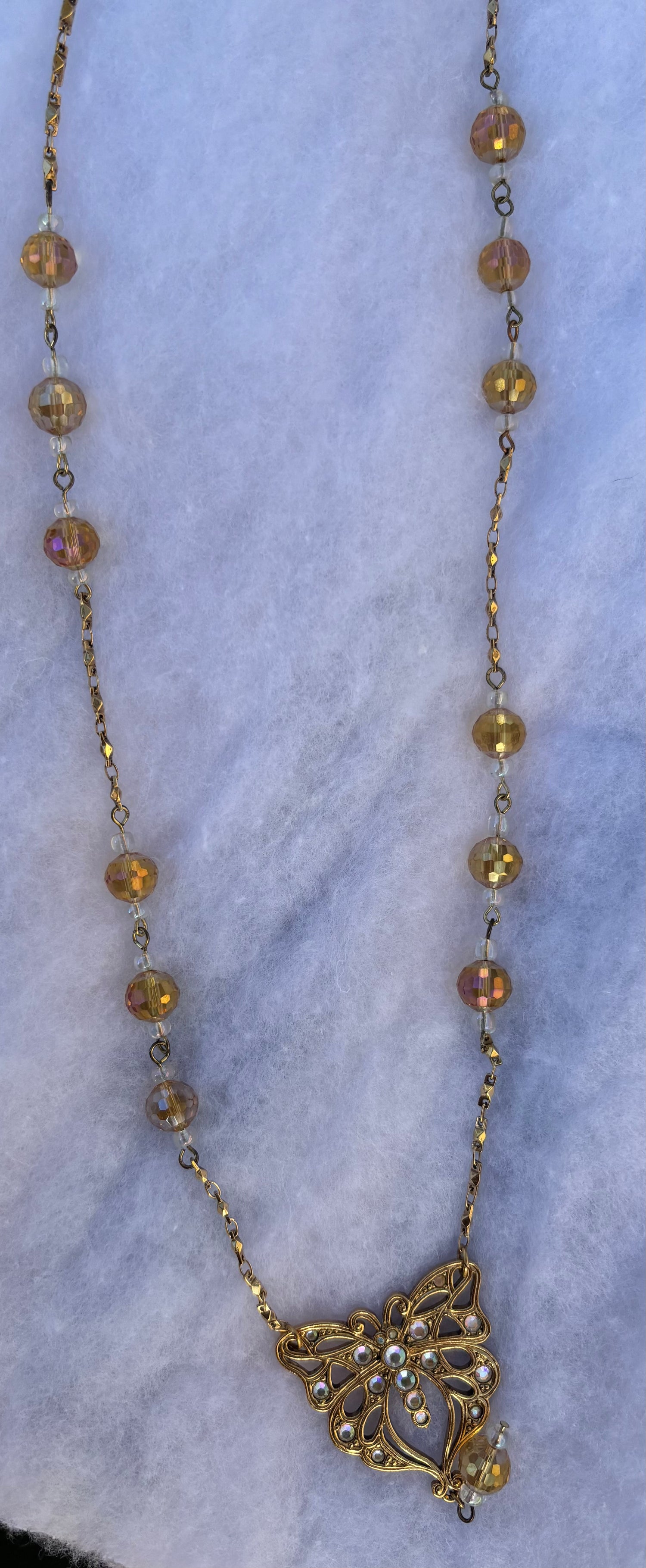 Butterfly Dream Amber Necklace