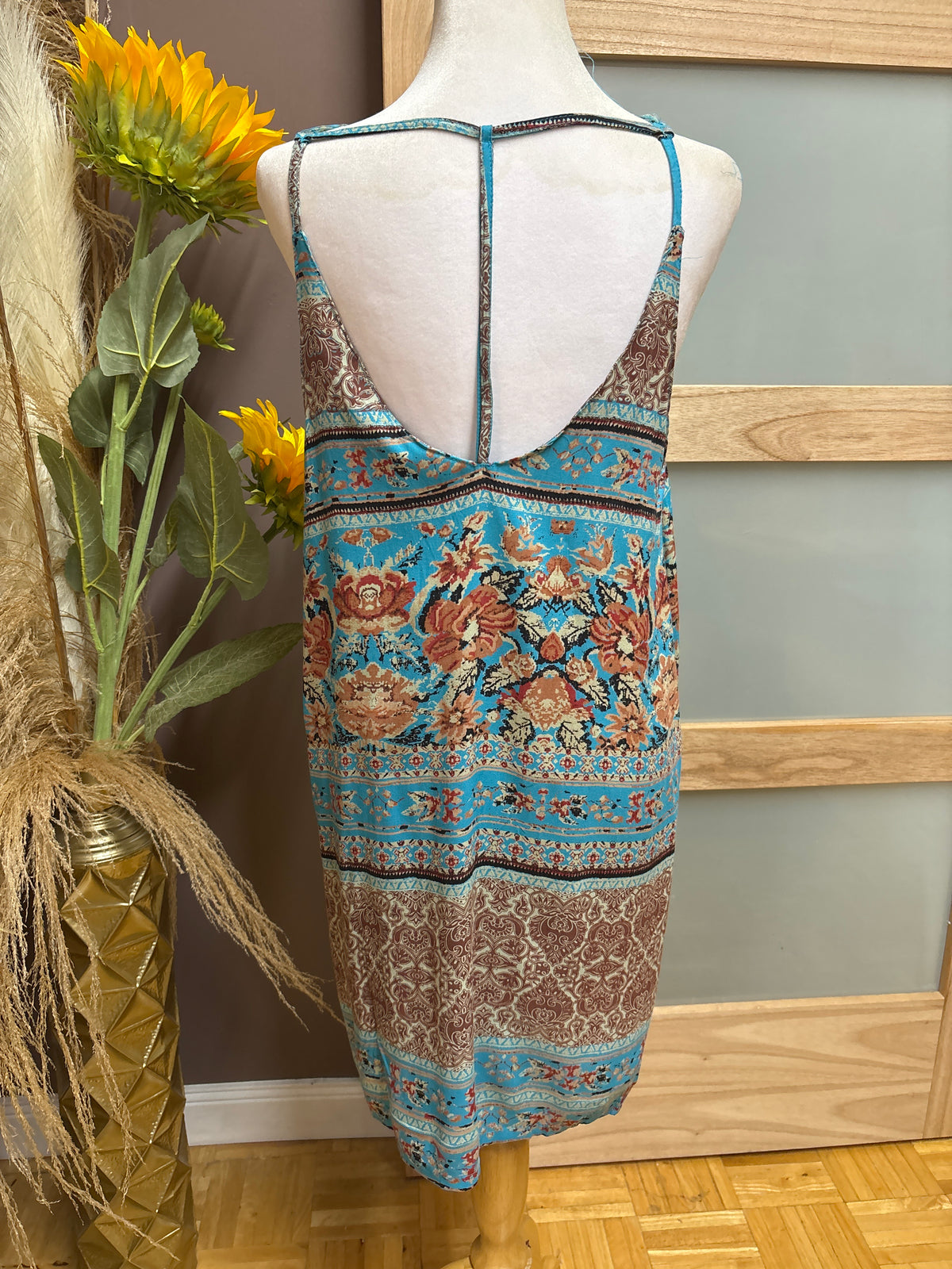 Angie- Fall Floral Sundress
