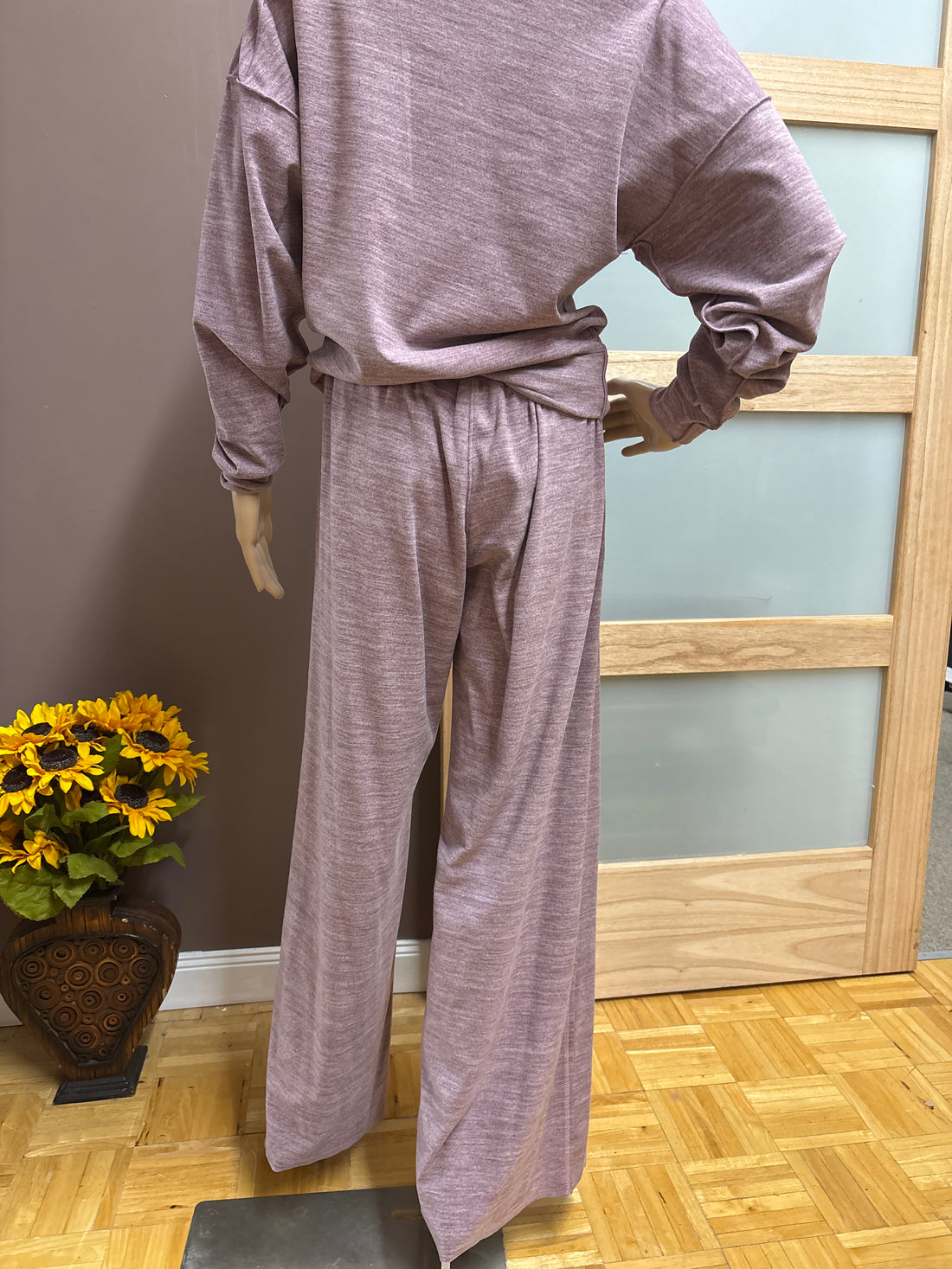 Brooklyn Isles- Mauve Leisure Pants