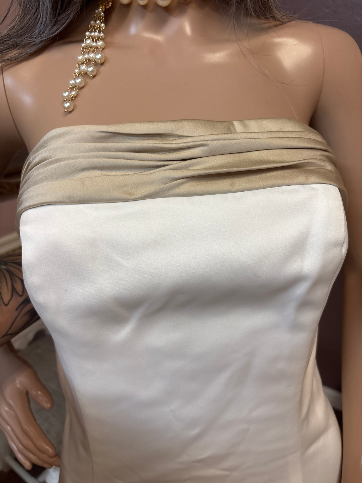 Forever Yours-Gold and Ivory Bridal Gown