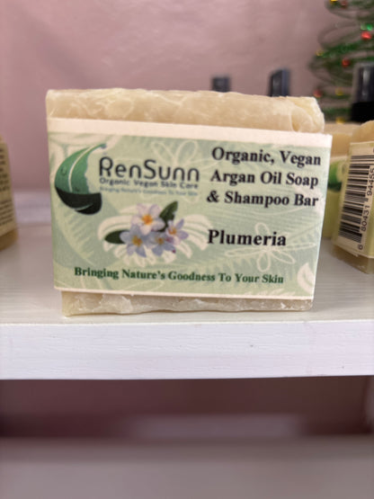 RenSunn Organic, Vegan, 100% Argan Oil Soap and Shampoo Bar