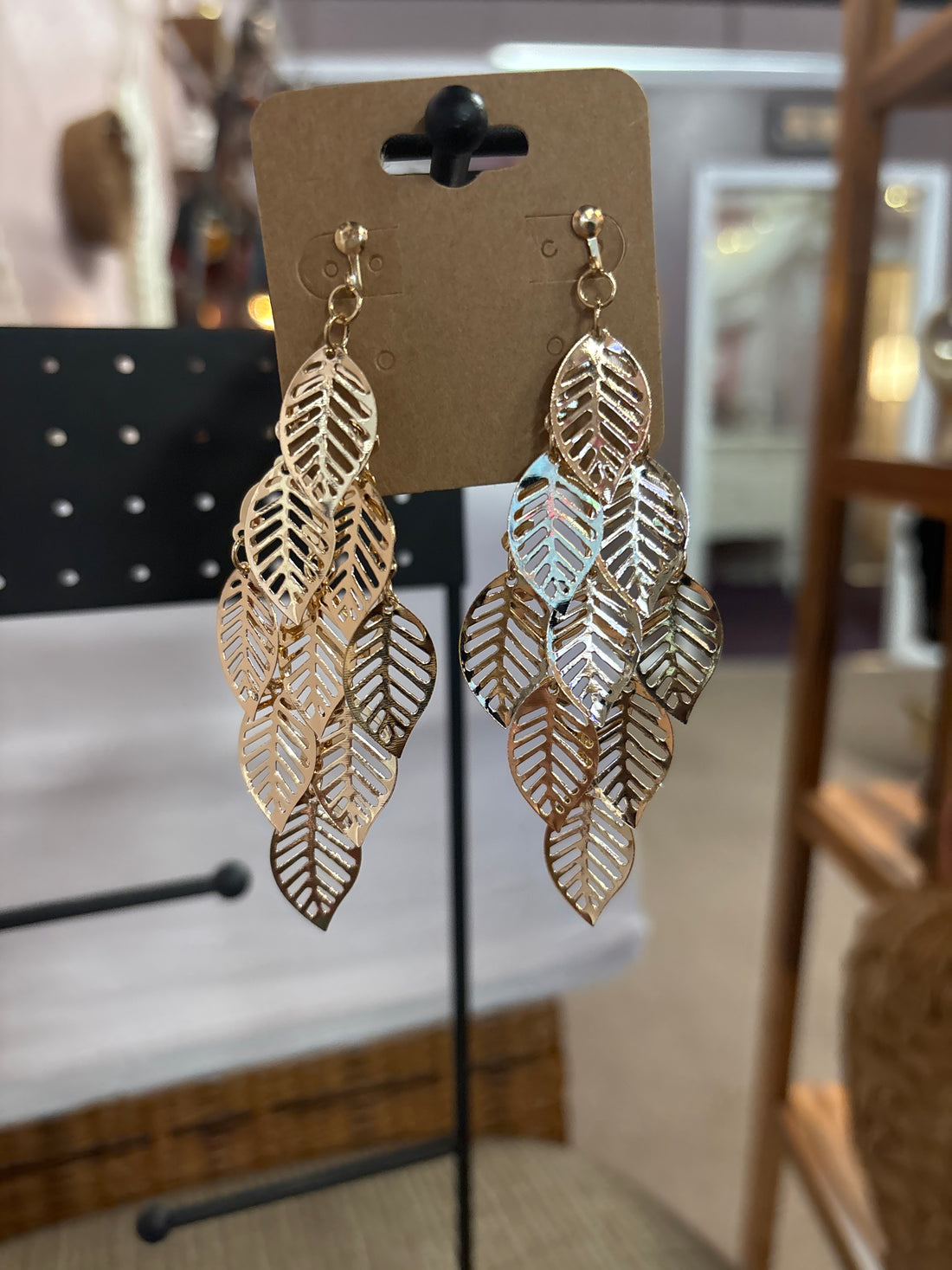 OhHeyBec--Clip on dangle earrings
