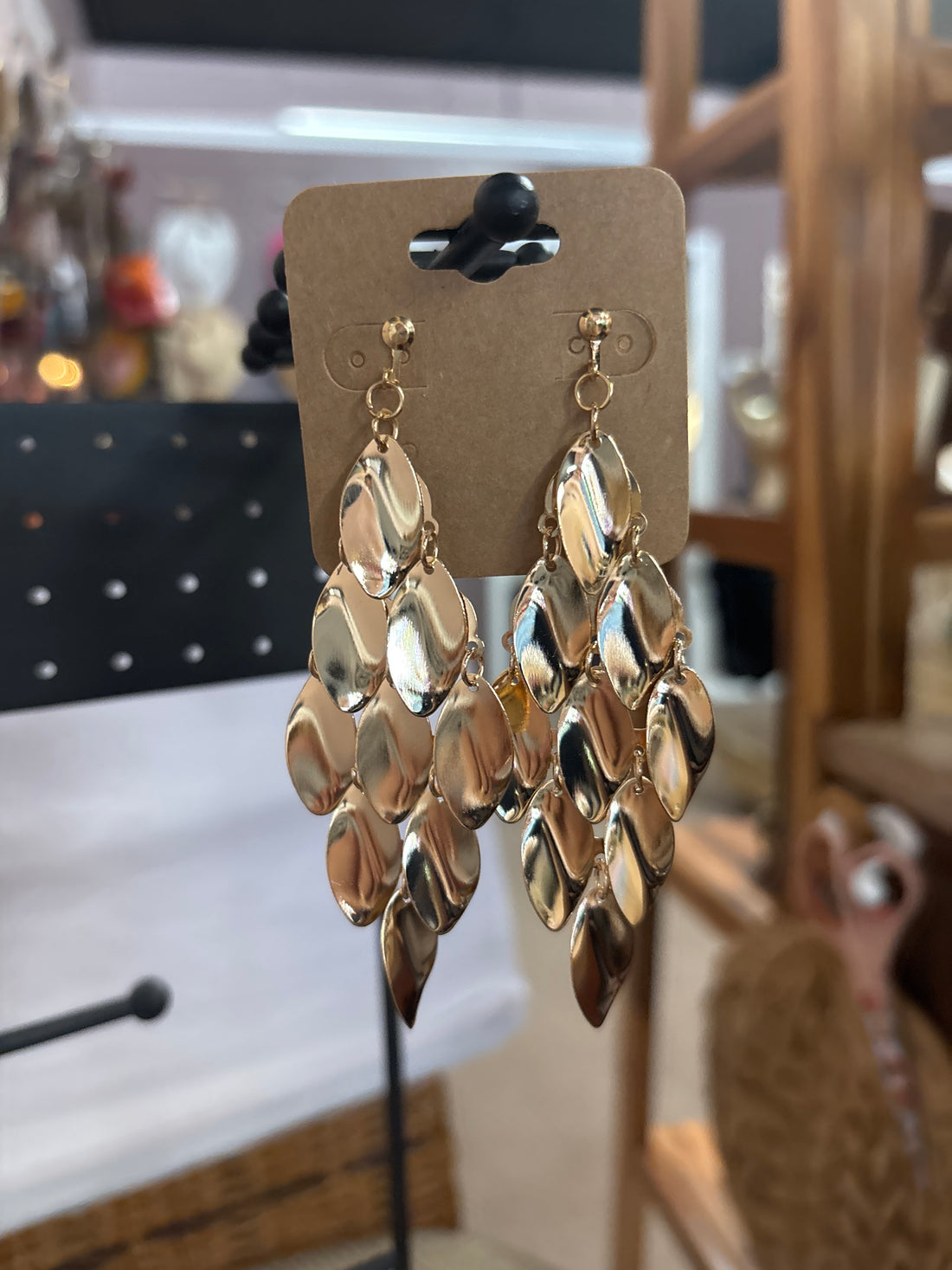 OhHeyBec--Clip on dangle earrings