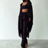 Hiddenbrand Bohemian Top and Pants Two Piece Set Black