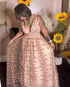  Embroidered Floral Lace Maxi Dress