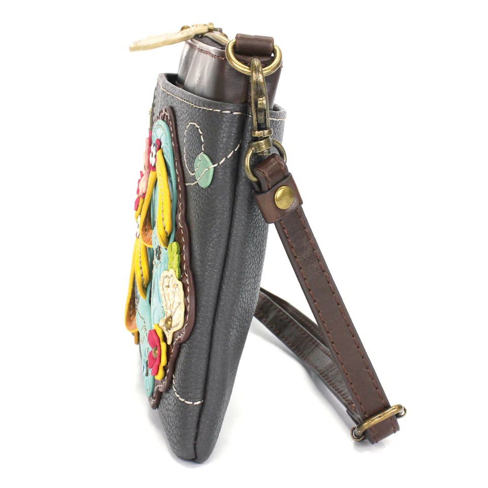 Chala Flipflop Plum crossbody purse