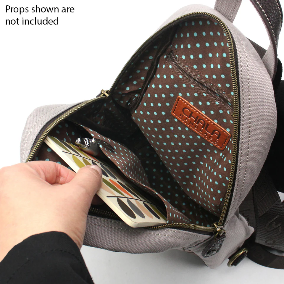 Chala  Flamingo Canvas Sling Bag