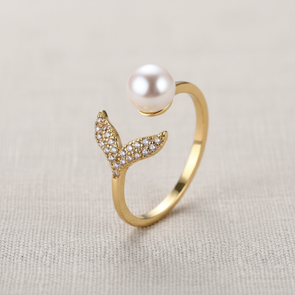 camilla dovey - Mermaid Pearl Adjustable Ring