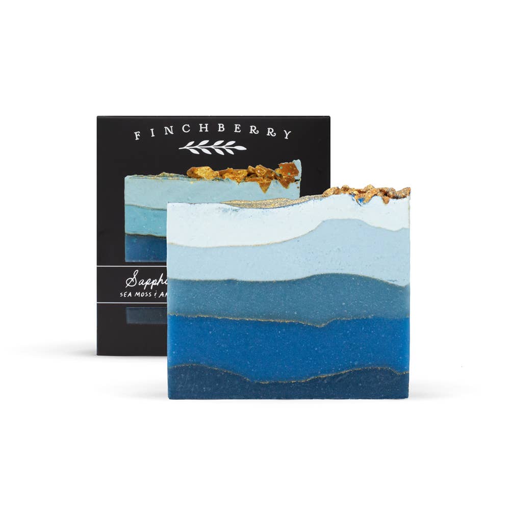 FinchBerry - Sapphire Coastal Amber Scented Nourishing Boxed Soap