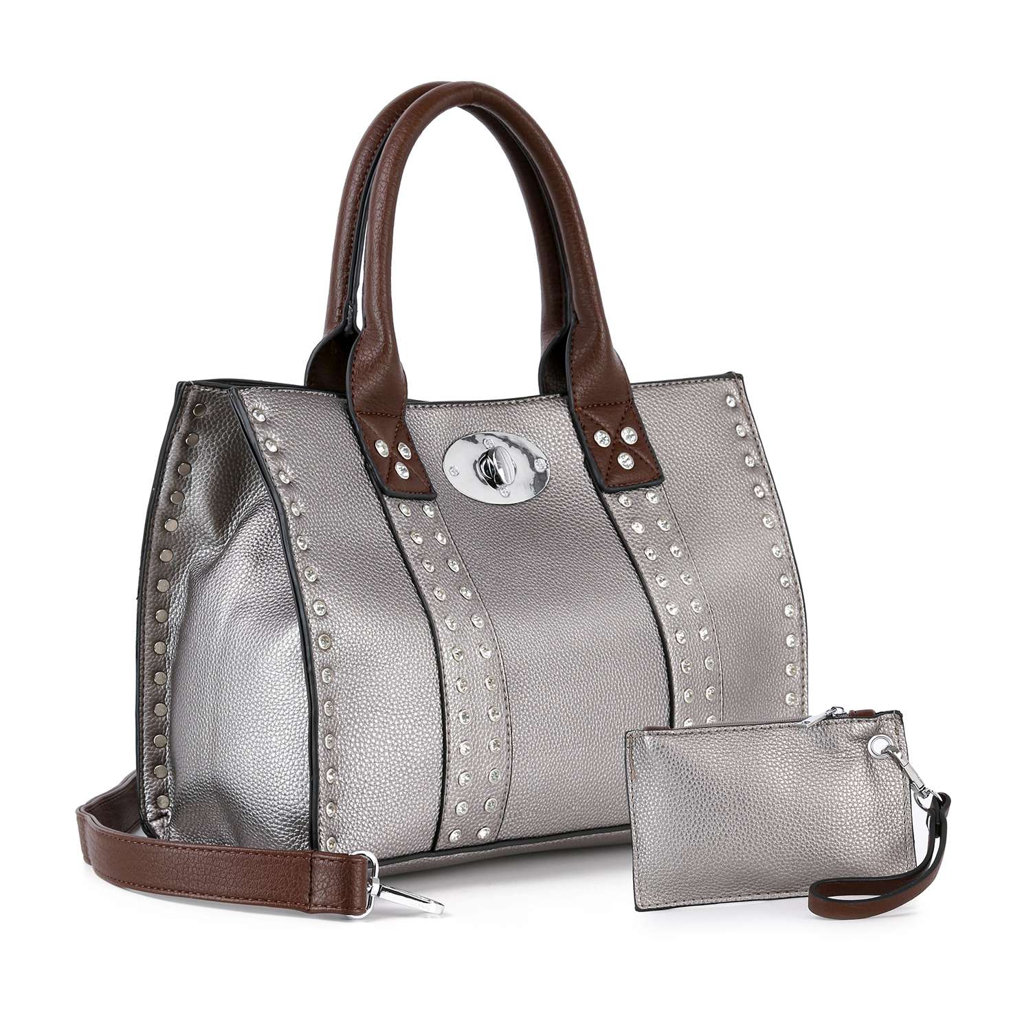 Handbag Express - Accessorized Twist-Lock Handbag