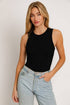 LE LIS - ROUND NECK SLEEVELESS BODYSUIT