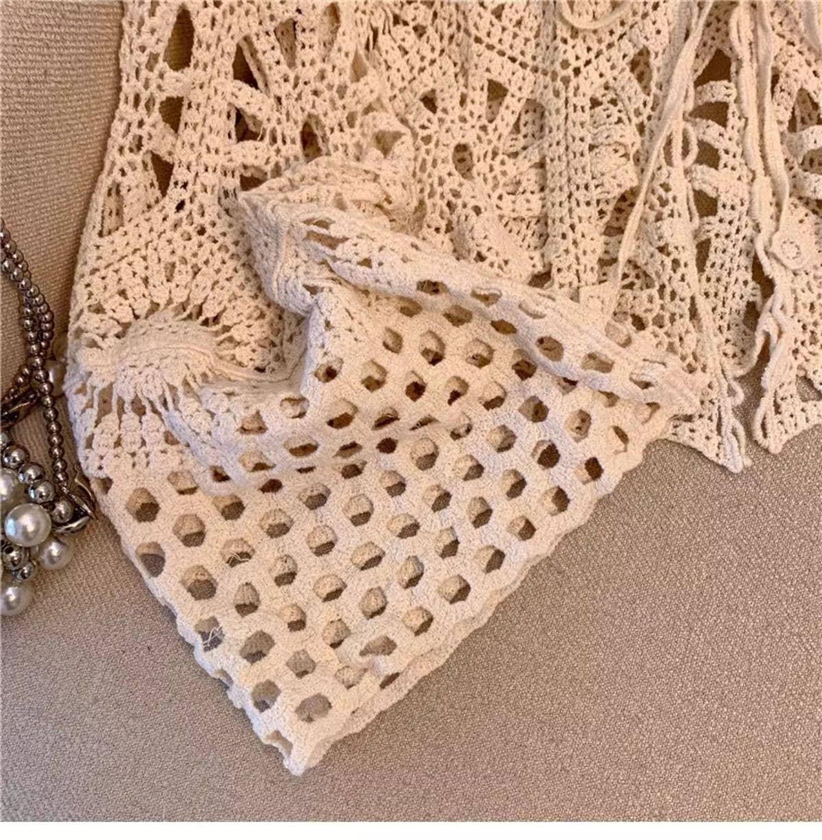 Hope &amp; Sunshine - Bohemian Crochet Knit Cover-Up