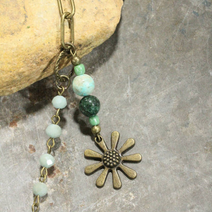 The Primitive Peddler, Inc. - Dancing In The Daisies Necklace