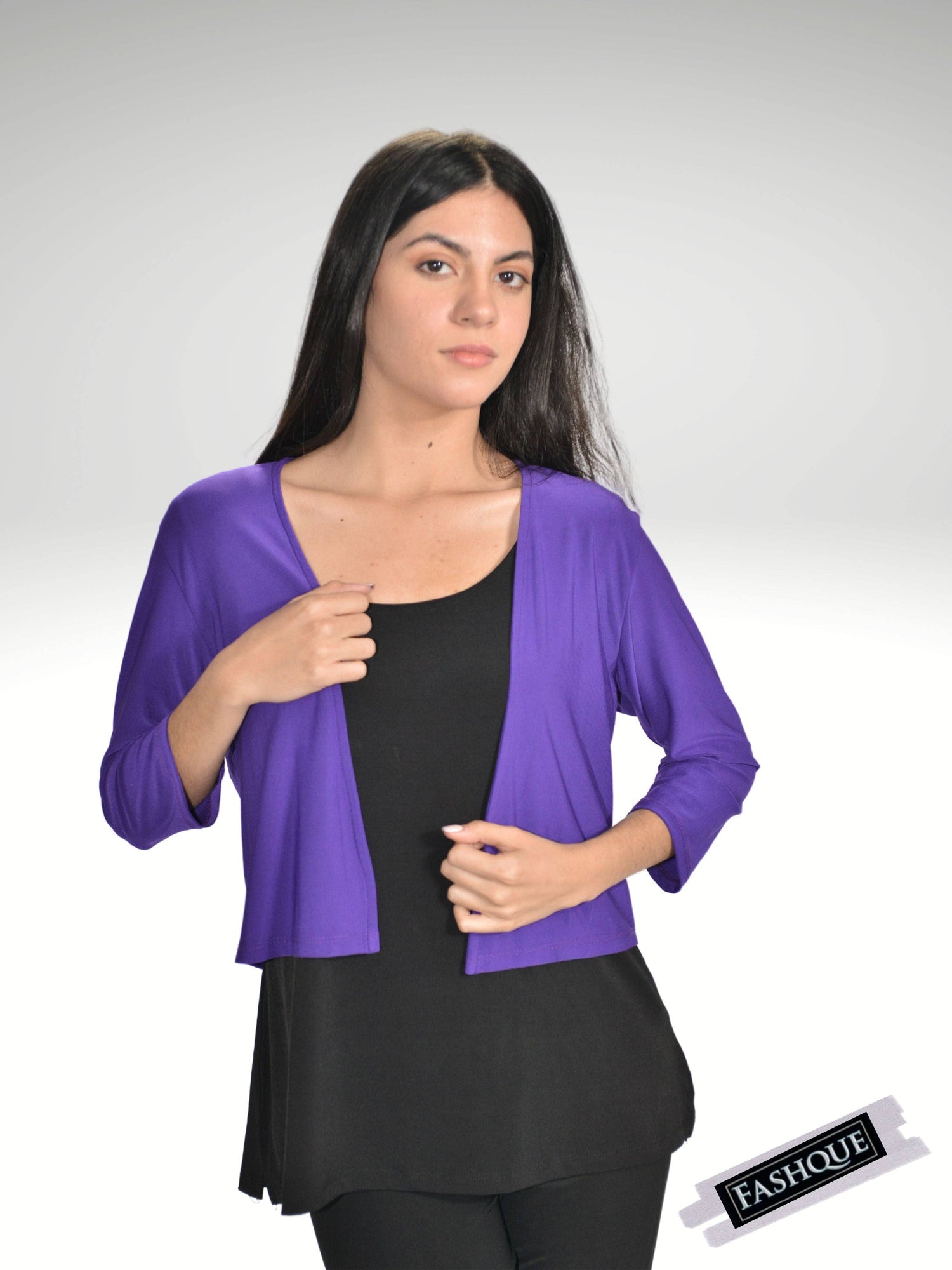 Fashque Designs - Bolero with 3/4 Sleeves - T360