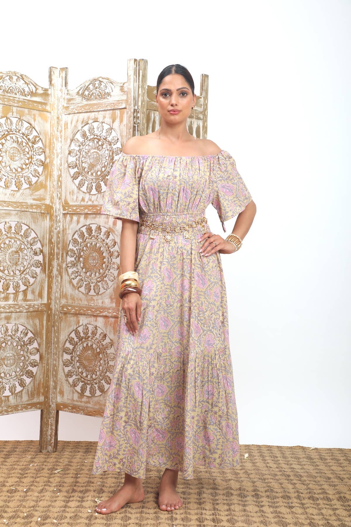  Cotton Block Printed Maxi (Willa)