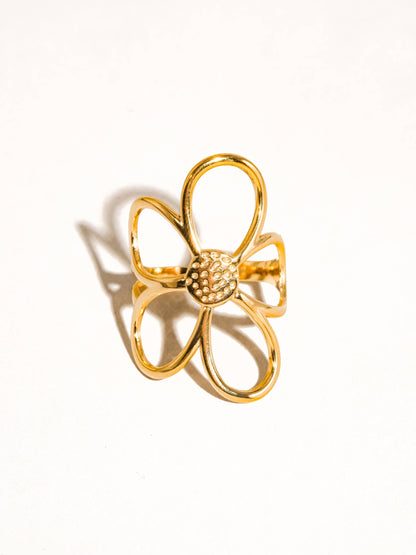 Flânerie by MAIQ - Isolde 18K Non-Tarnish Large Floral Ring