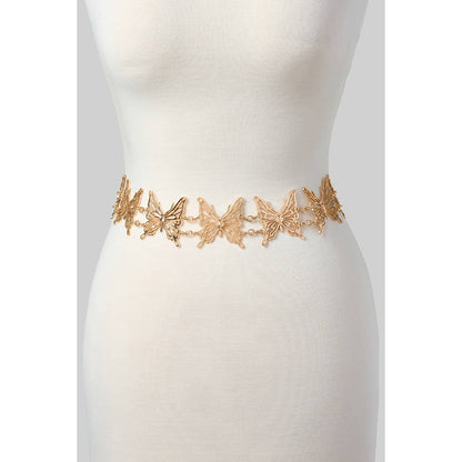 Girly - LASER CUT OUT BUTTERFLY CHAIN BELT