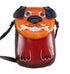 Sunflower Handmade leather inc -  leather dog with bone purse pouch crossbody
