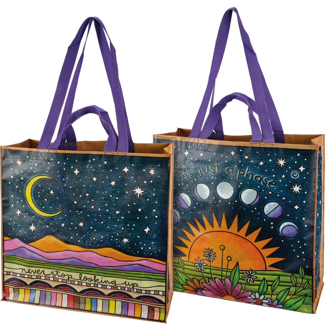 Primitives by Kathy - Never Stop Looking Up Market Tote