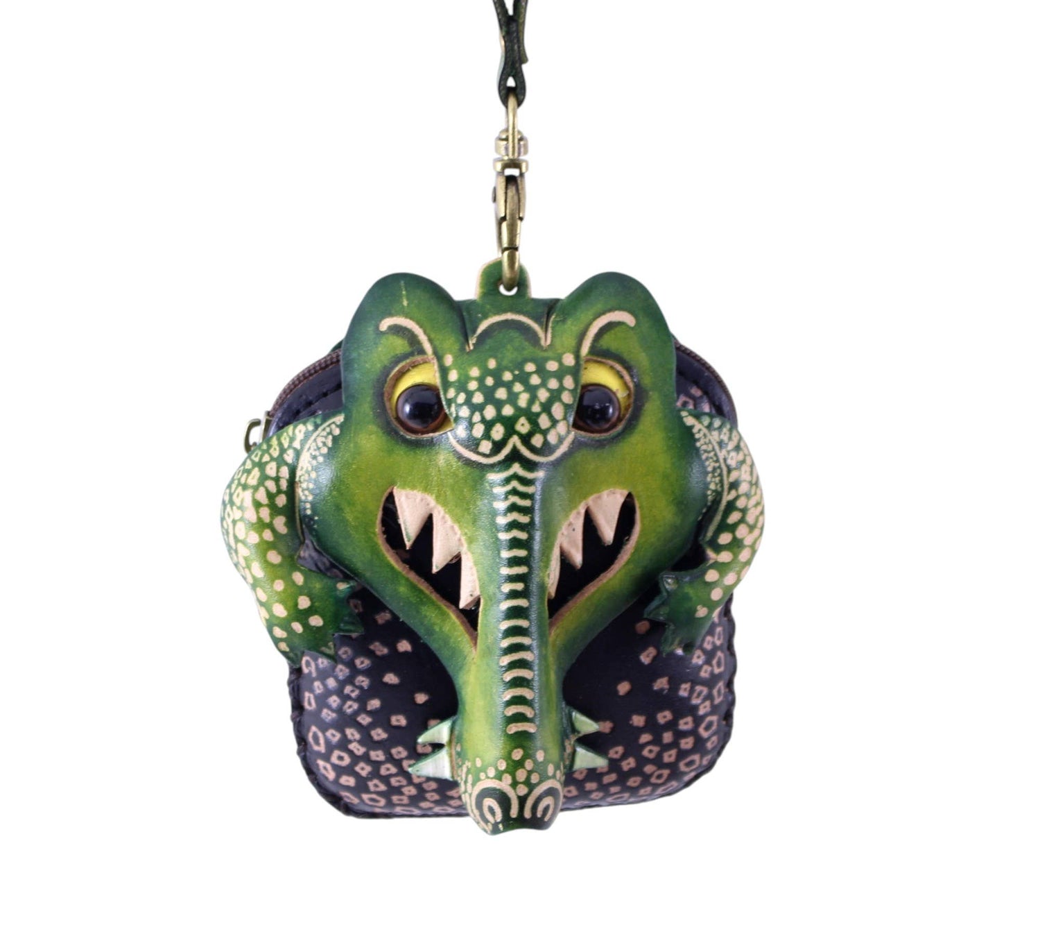 Sunflower Handmade leather inc - Handmade leather Alligator &amp; Crocodile Wristlet