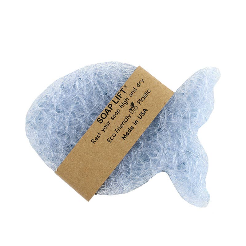 Soap Lift - Fish Soap Lift Soap Saver - Crystal