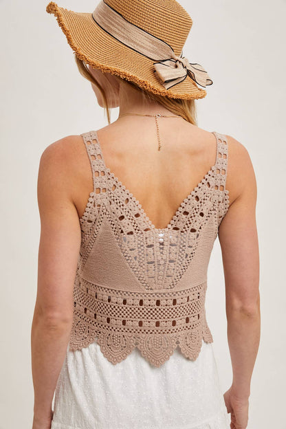 Bluivy - CROCHET LACE TANK