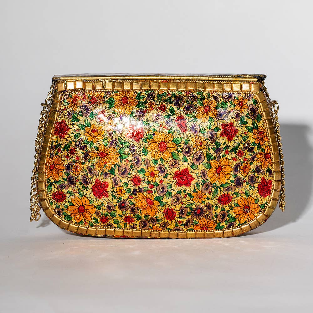 Gypsie Jane - Bohemian vintage metal purse: MULTI / ONESIZE