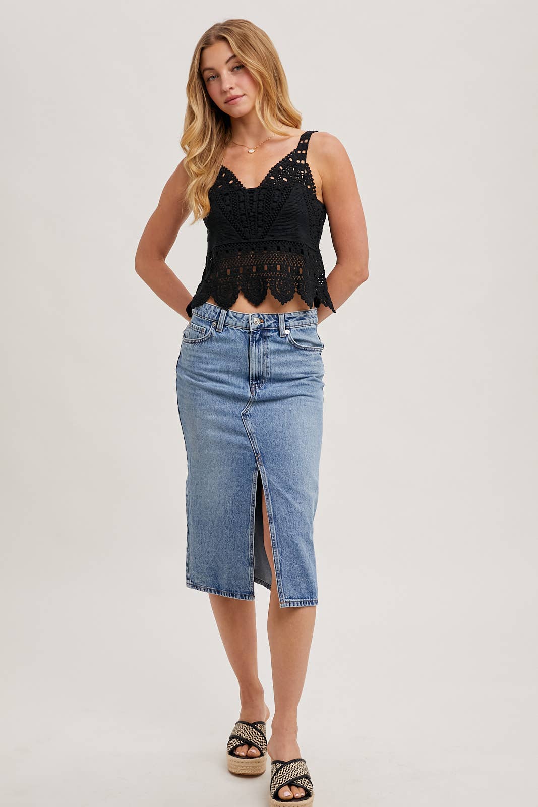 Bluivy - CROCHET LACE TANK