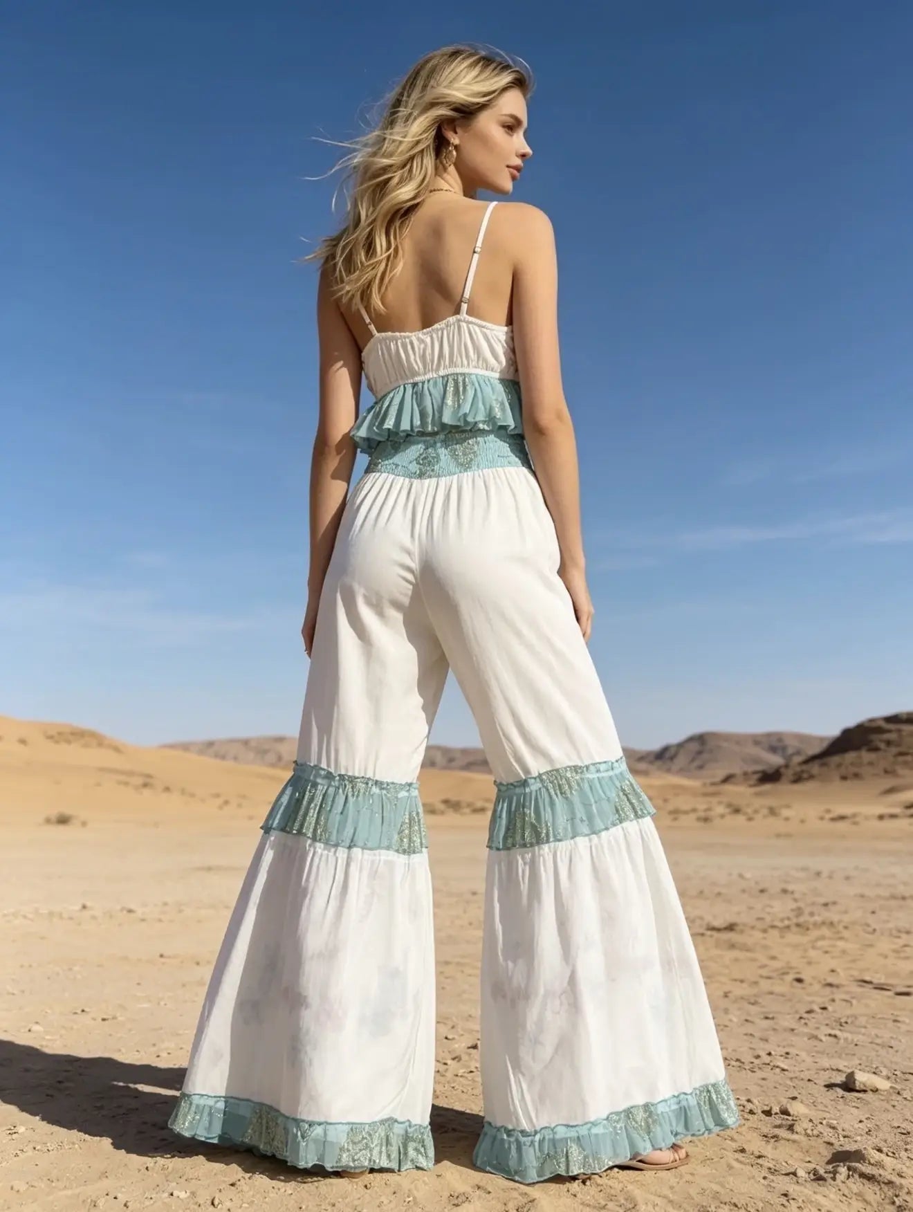 Last Queen- Flowing Boho Pants with matching Bralette (SOLD SEPARATELY)