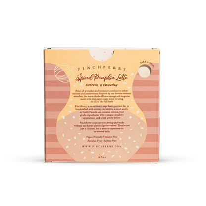 FinchBerry - Spiced Pumpkin Latte Handmade Boxed Soap Fall 2025