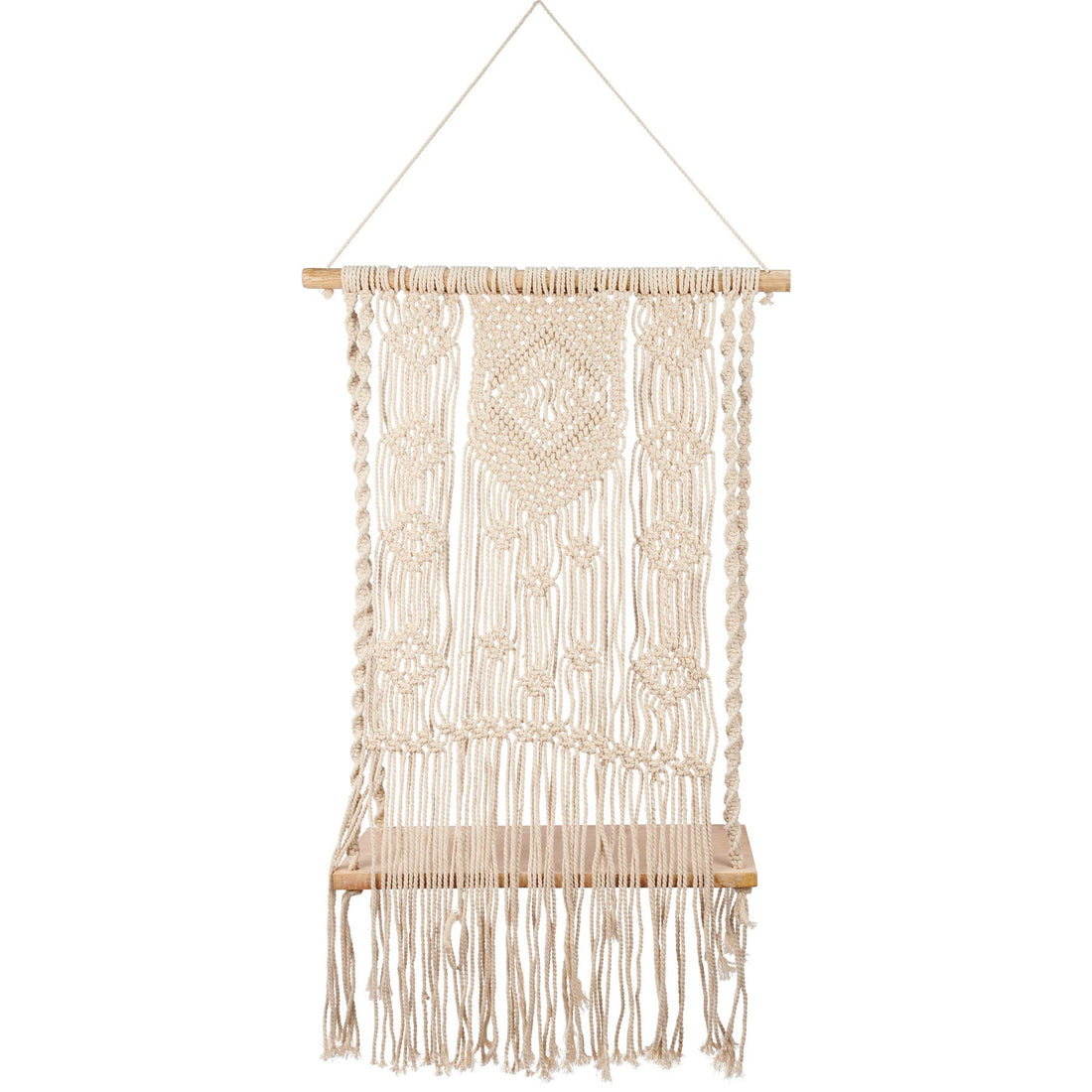 Primitives by Kathy - Macrame Shelf
