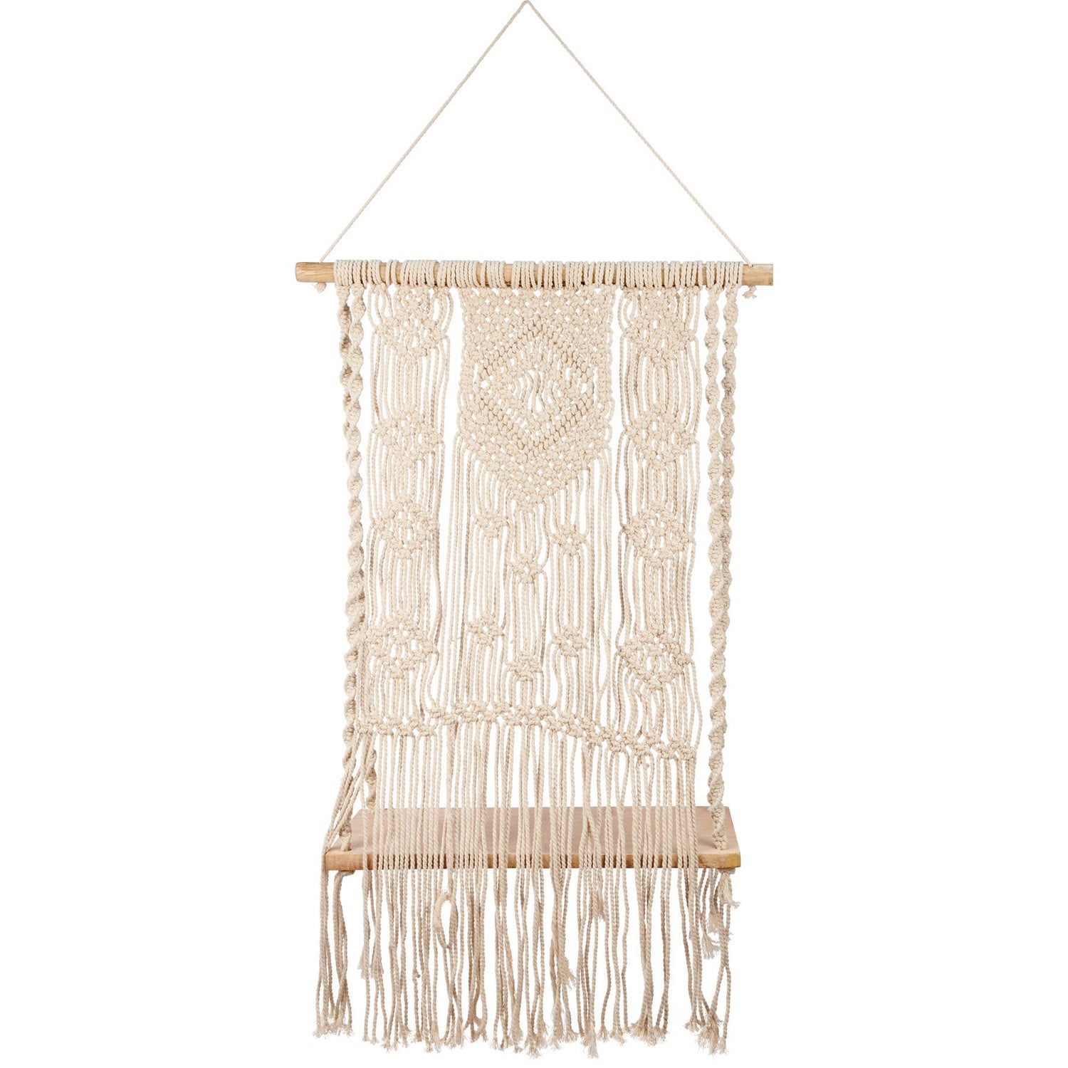 Primitives by Kathy - Macrame Shelf