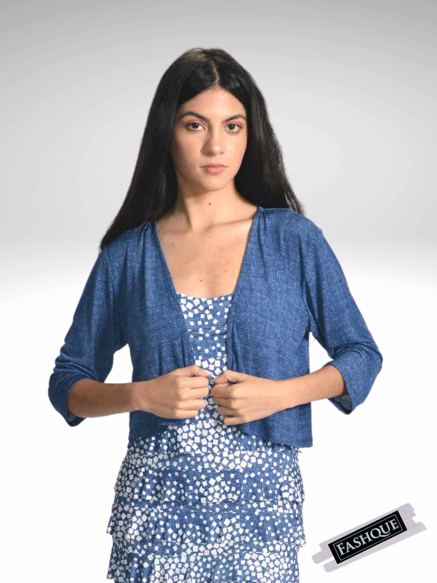 Fashque Designs - Bolero with 3/4 Sleeves - T360