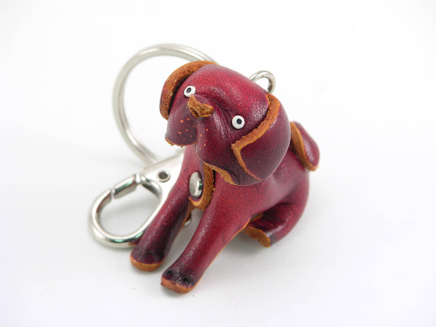  Leather Dog Animal KeyChain puppy