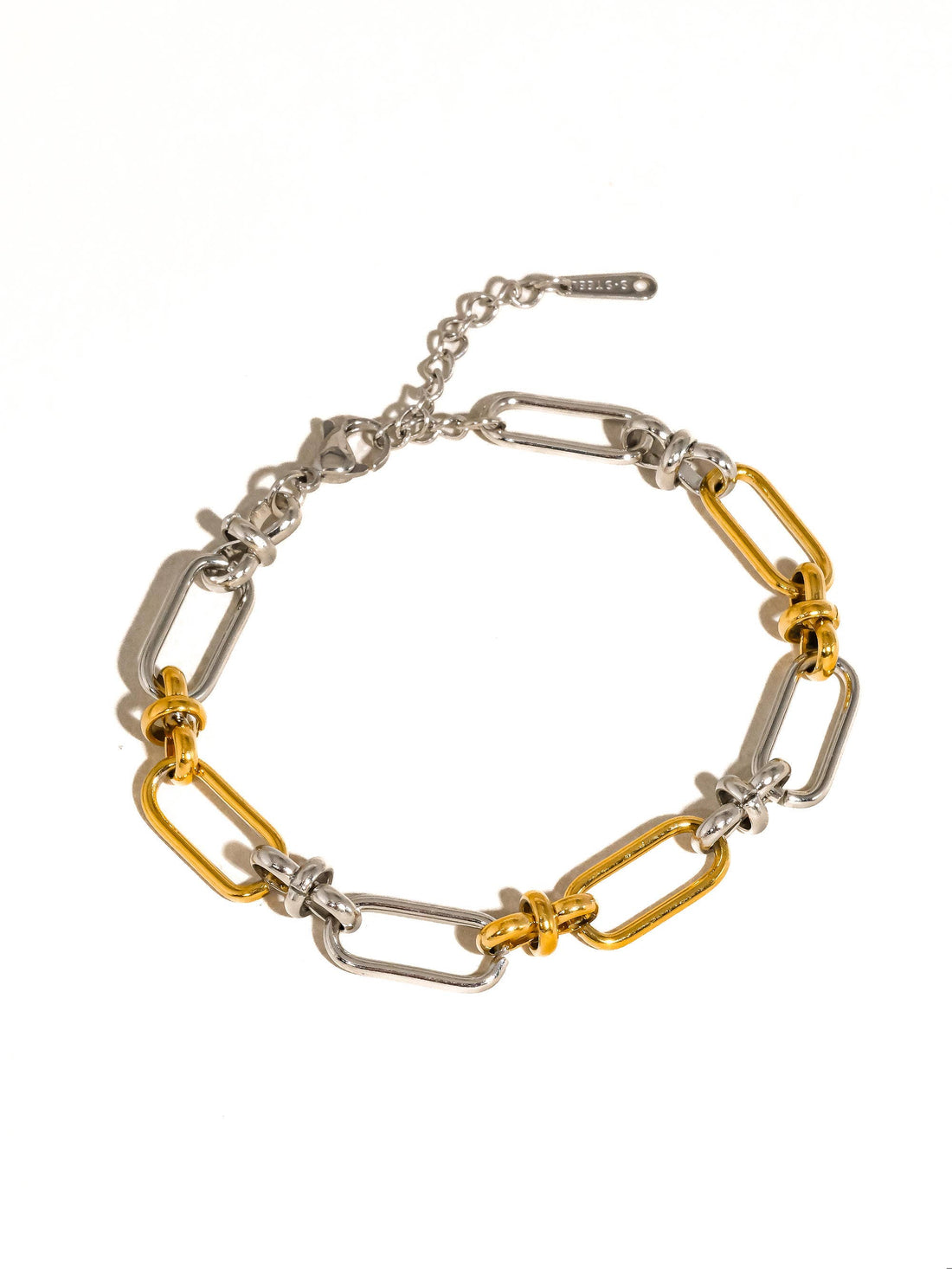 Flânerie by MAIQ - Matin 18K Gold Non-Tarnish Two Tone Chain Bracelet