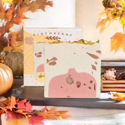 FinchBerry - Spiced Pumpkin Latte Handmade Boxed Soap Fall 2025