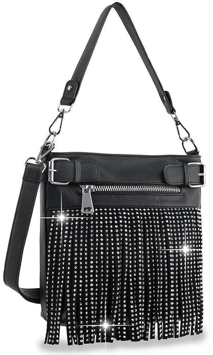 Handbag Express - Classic Fringe Convertible Crossbody
