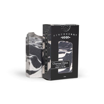 FinchBerry - Charcoal Detox Purifying Exfoliating  Facial Wash Bar